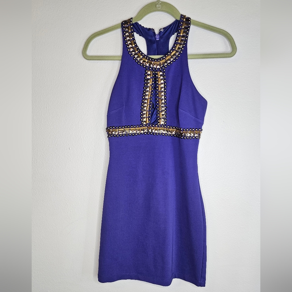 Purple Bebe mini dress